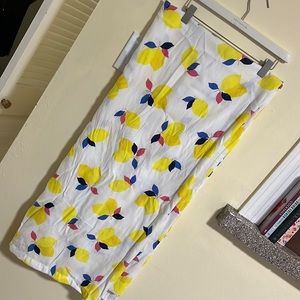 Kate spade lemon shower curtain - great condition